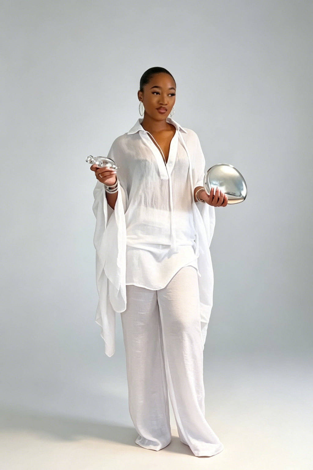 Oversized Tunic & Pants Set