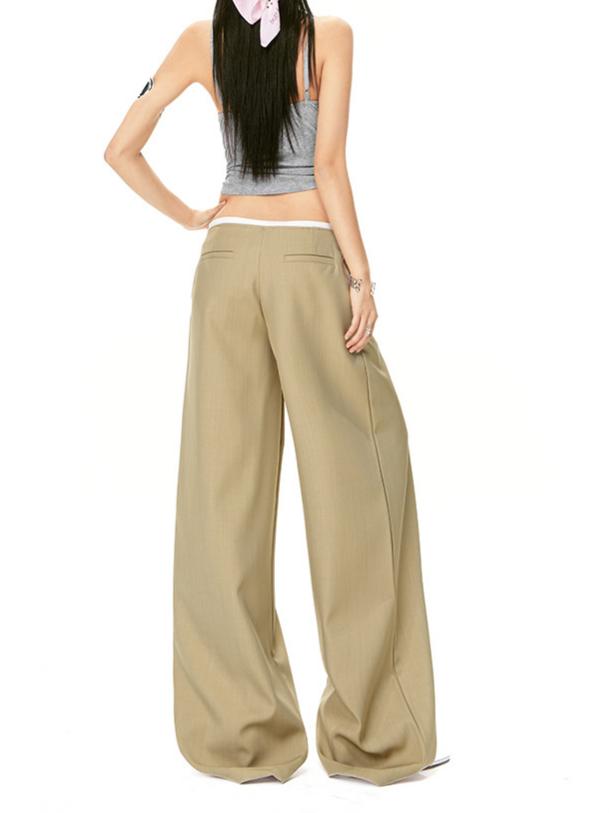 Effortless Pleated Wide Leg Trousers