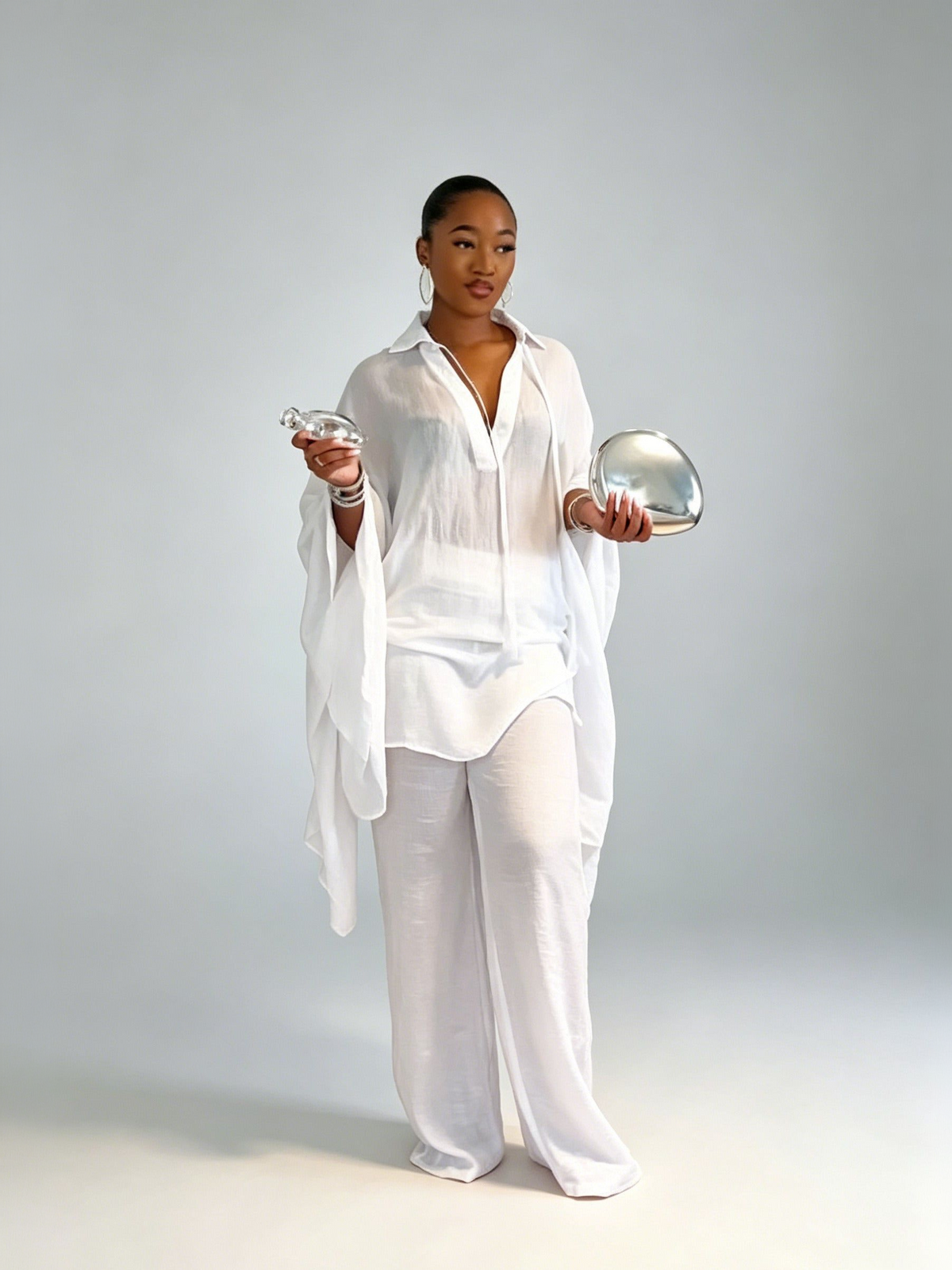 Oversized Tunic & Pants Set